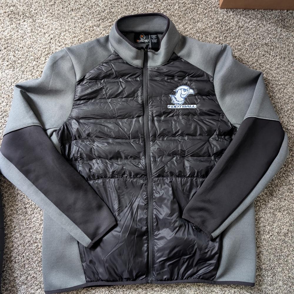 Men's Gray and Black Jacket